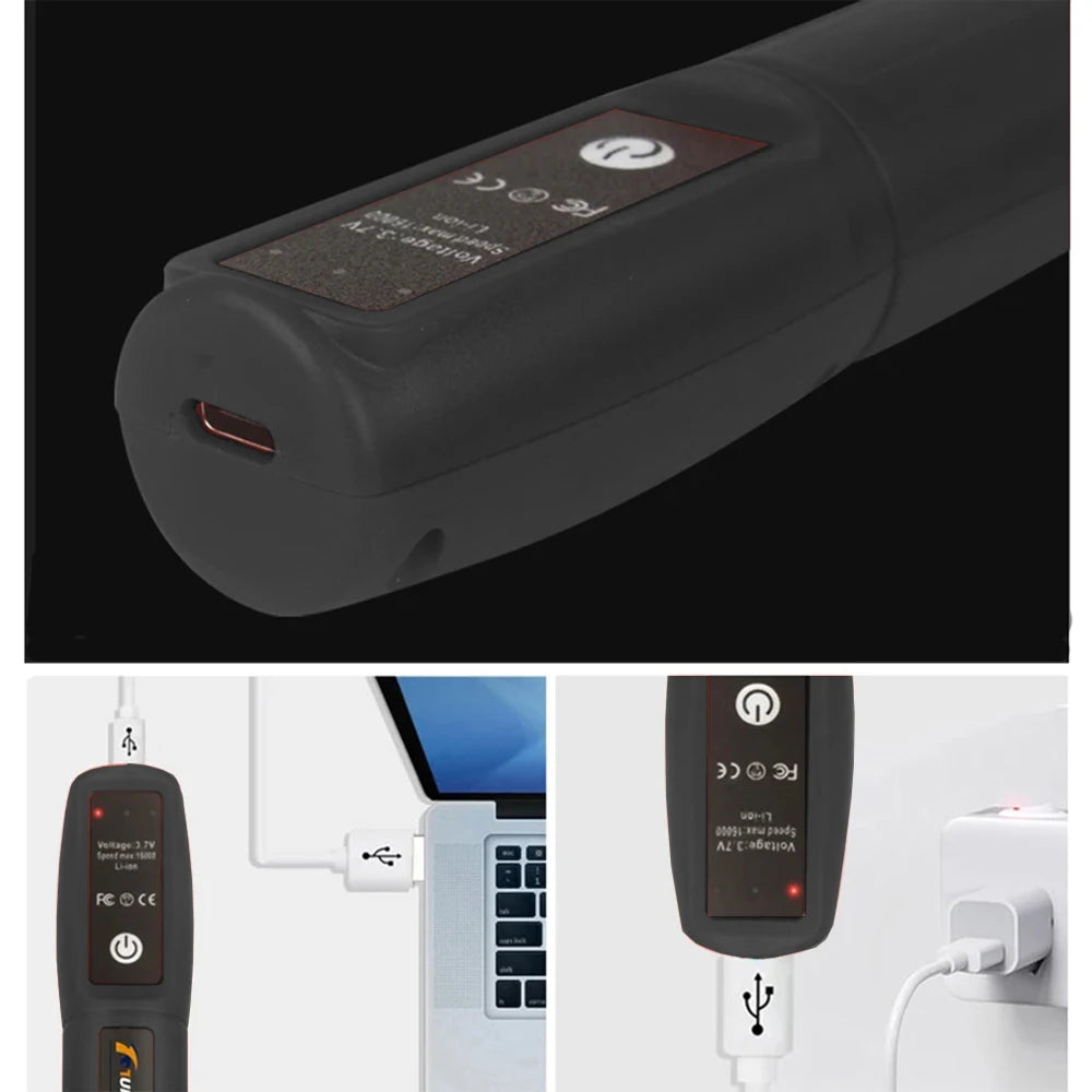 Mini Electric Drill USB Wireless Mini Handheld Drill Rotary Tool Woodworking Engraving Pen Dremel Tools for Jewelry Metal Glass